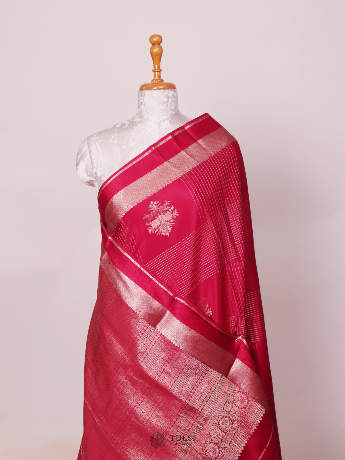 Pink Mysore Silk Saree