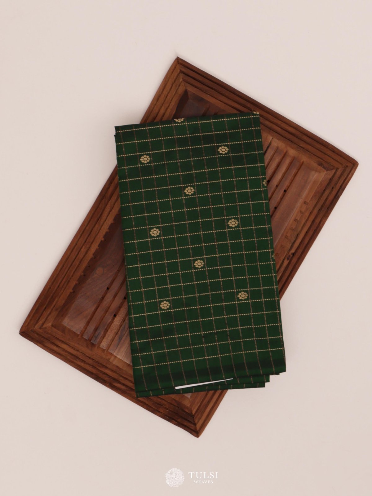 Emerald Green Kanjeevaram Silk Blouse E12157