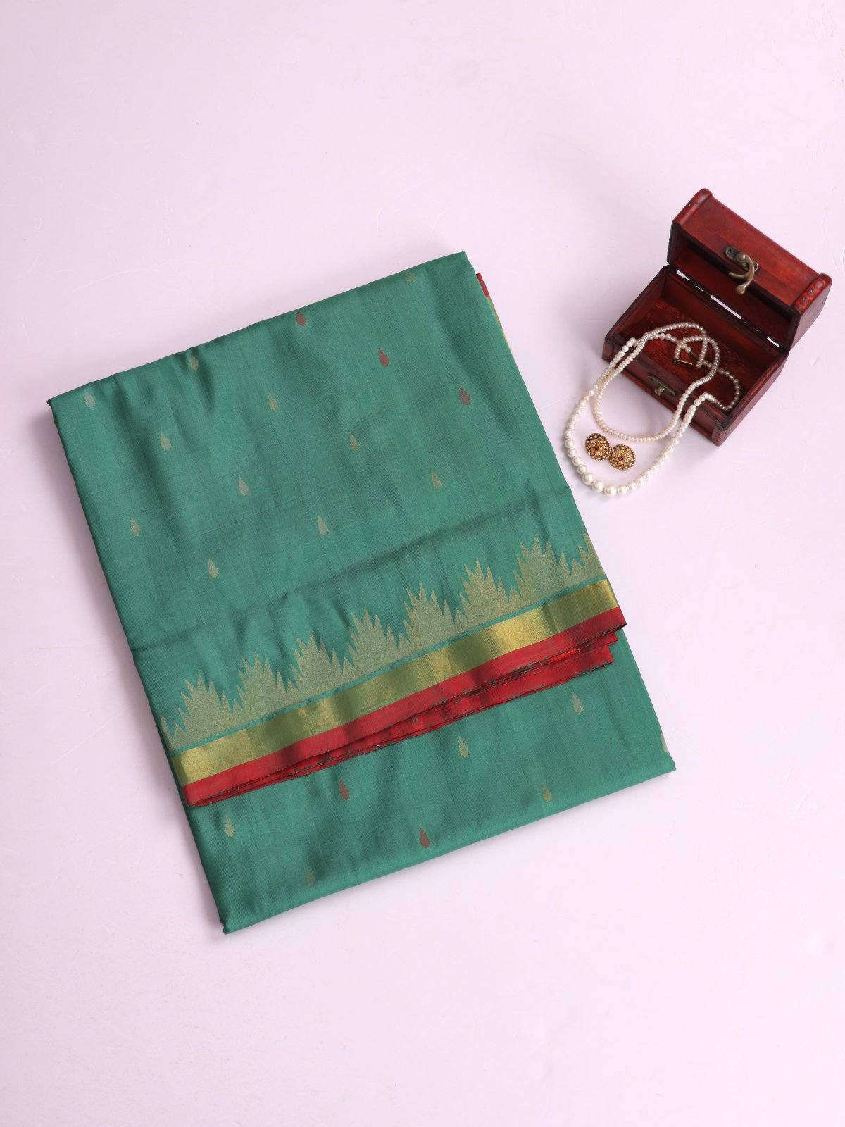 Green Uppada Silk Saree