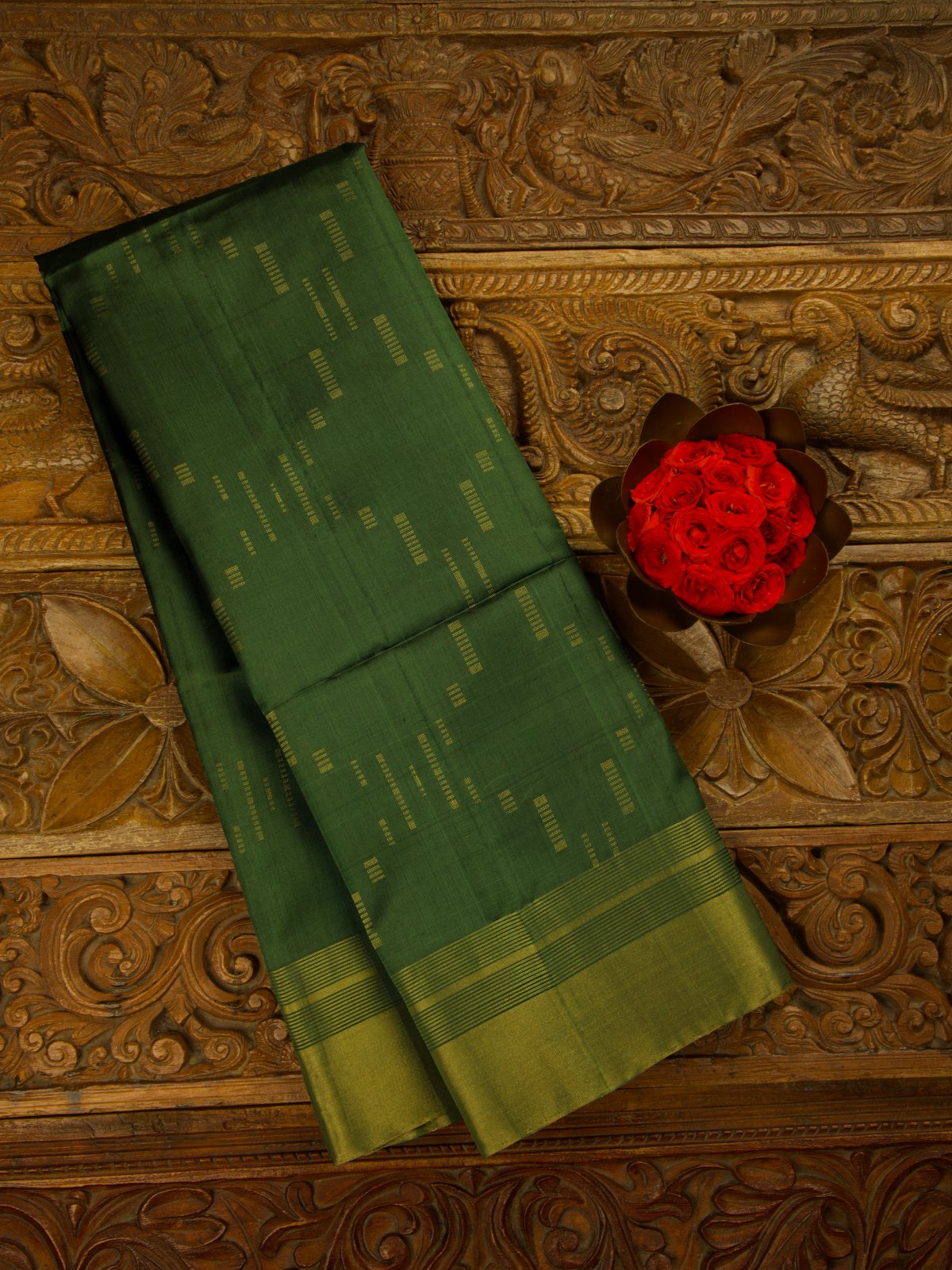 Green Soft Silk Saree