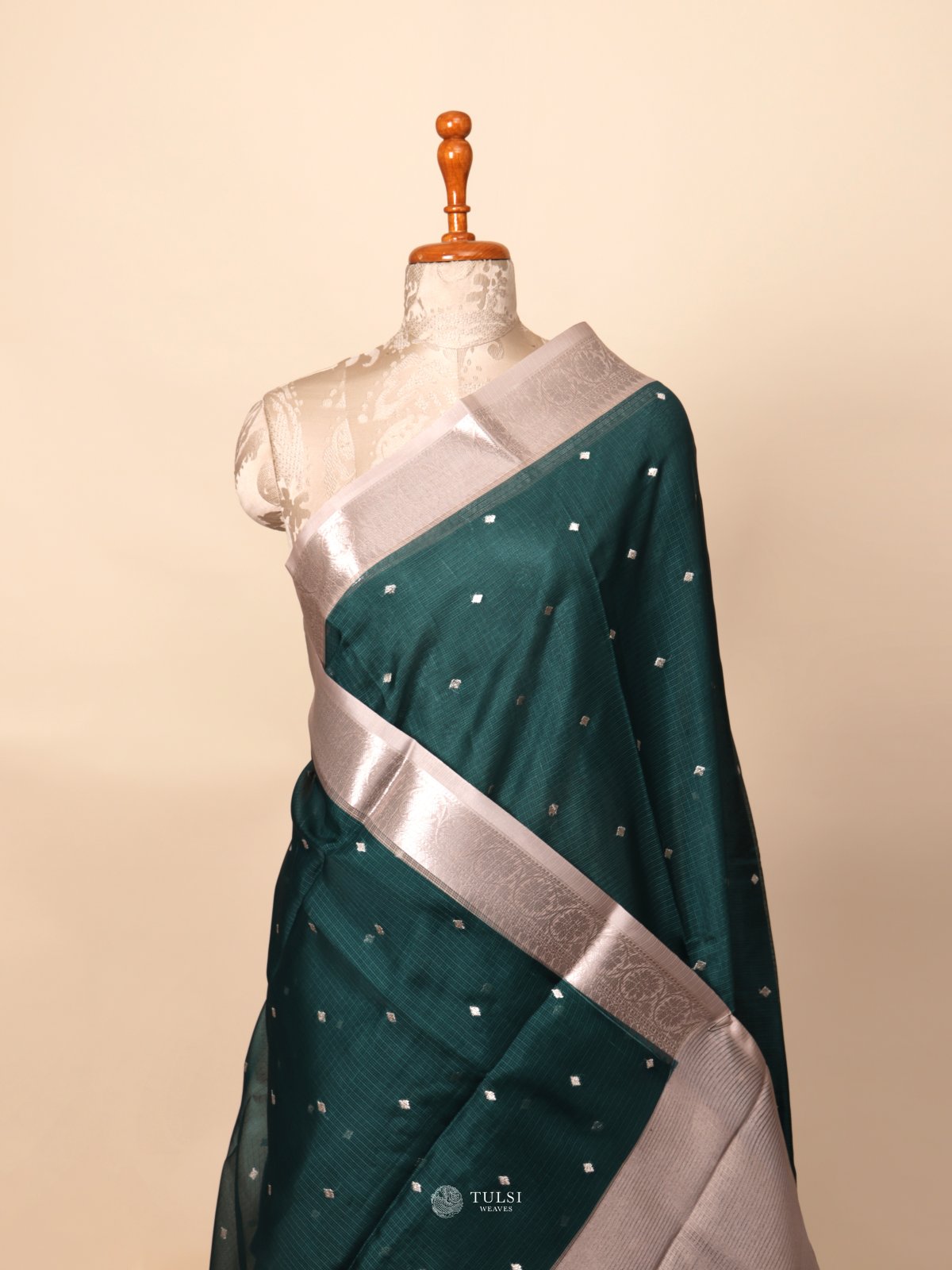 Green Semi Kota Saree