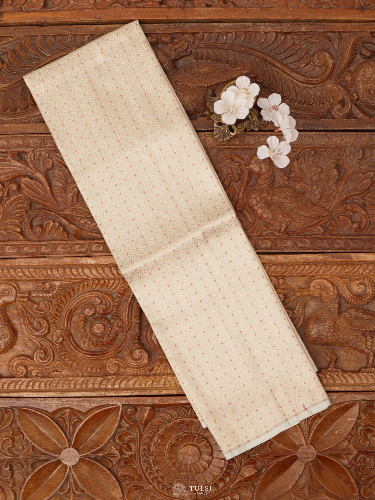 Pastel Blue Banaras Silk Blouse