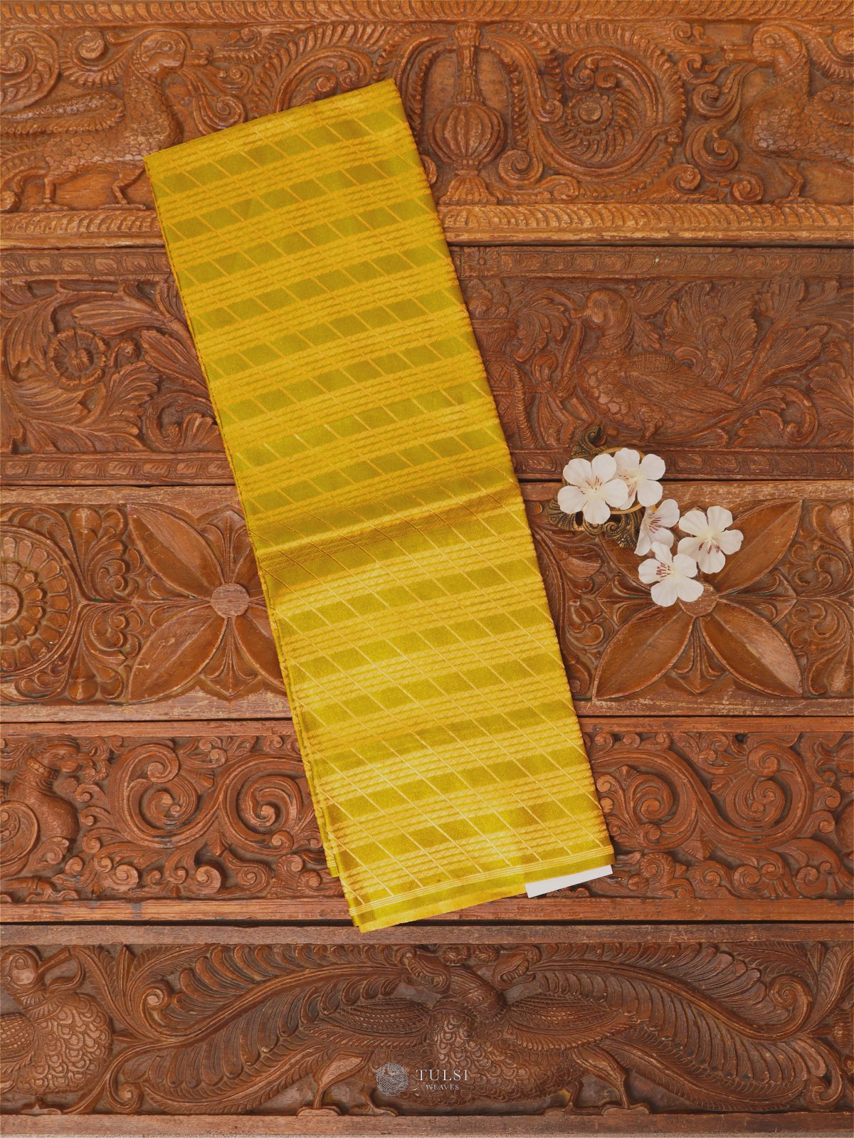 Yellow Banaras Silk Blouse