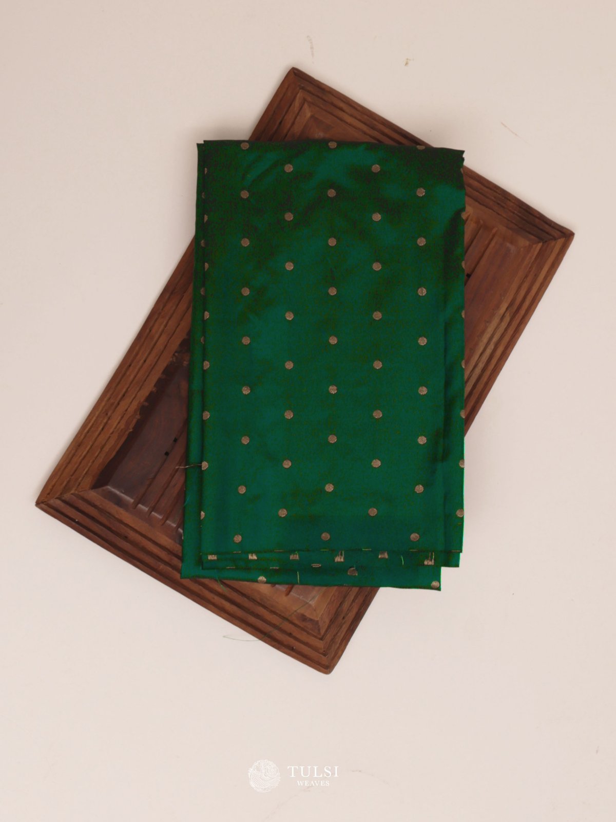 Dark Green Kanjeevaram Silk Blouse