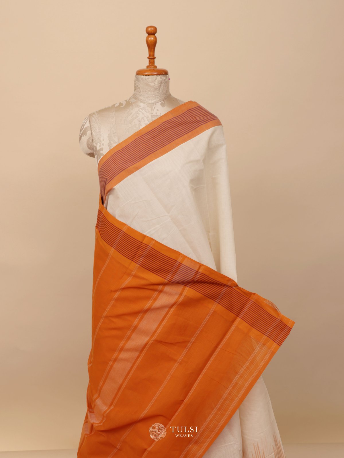 Off White Kanchi Cotton Saree