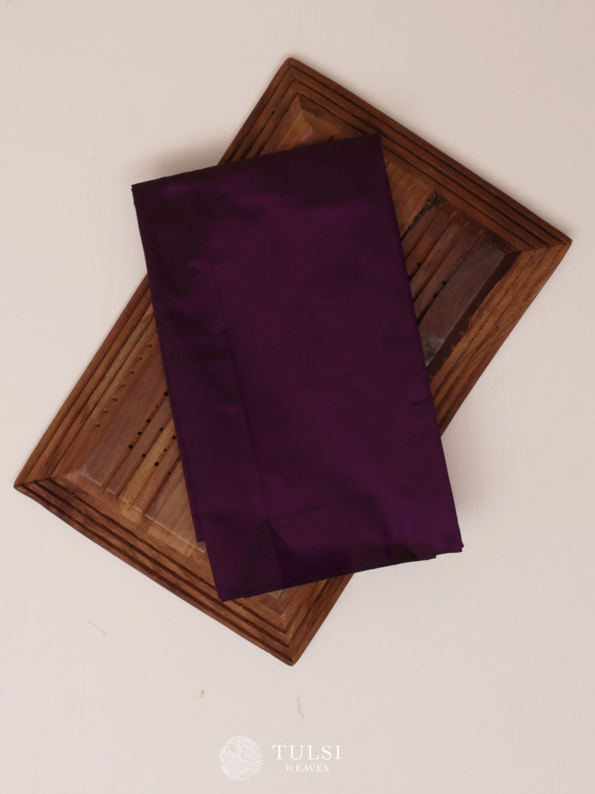 Dark Purple Kanjeevaram Silk Blouse 