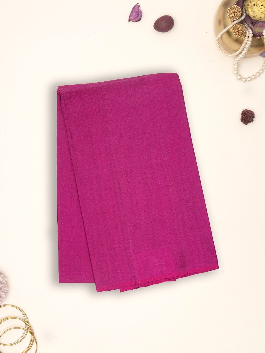 Purplish Pink Kanjeevaram Silk Blouse 