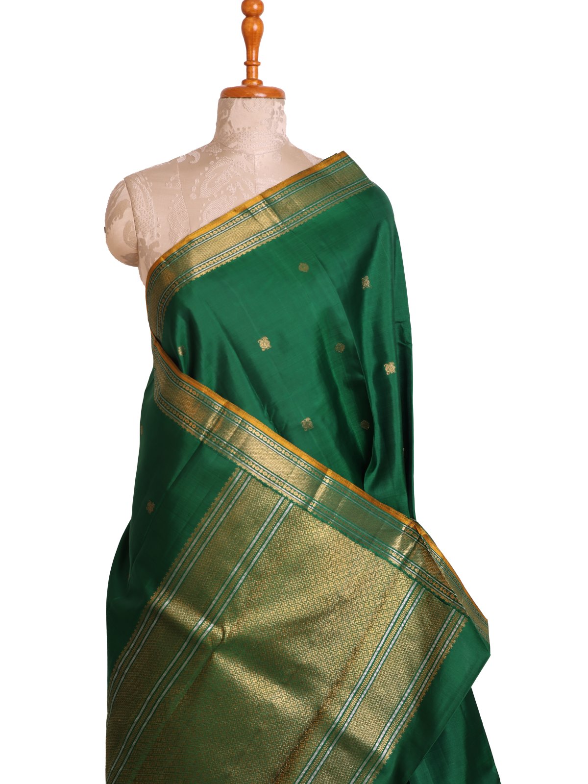 Green Kanjeevaram Silk Saree          