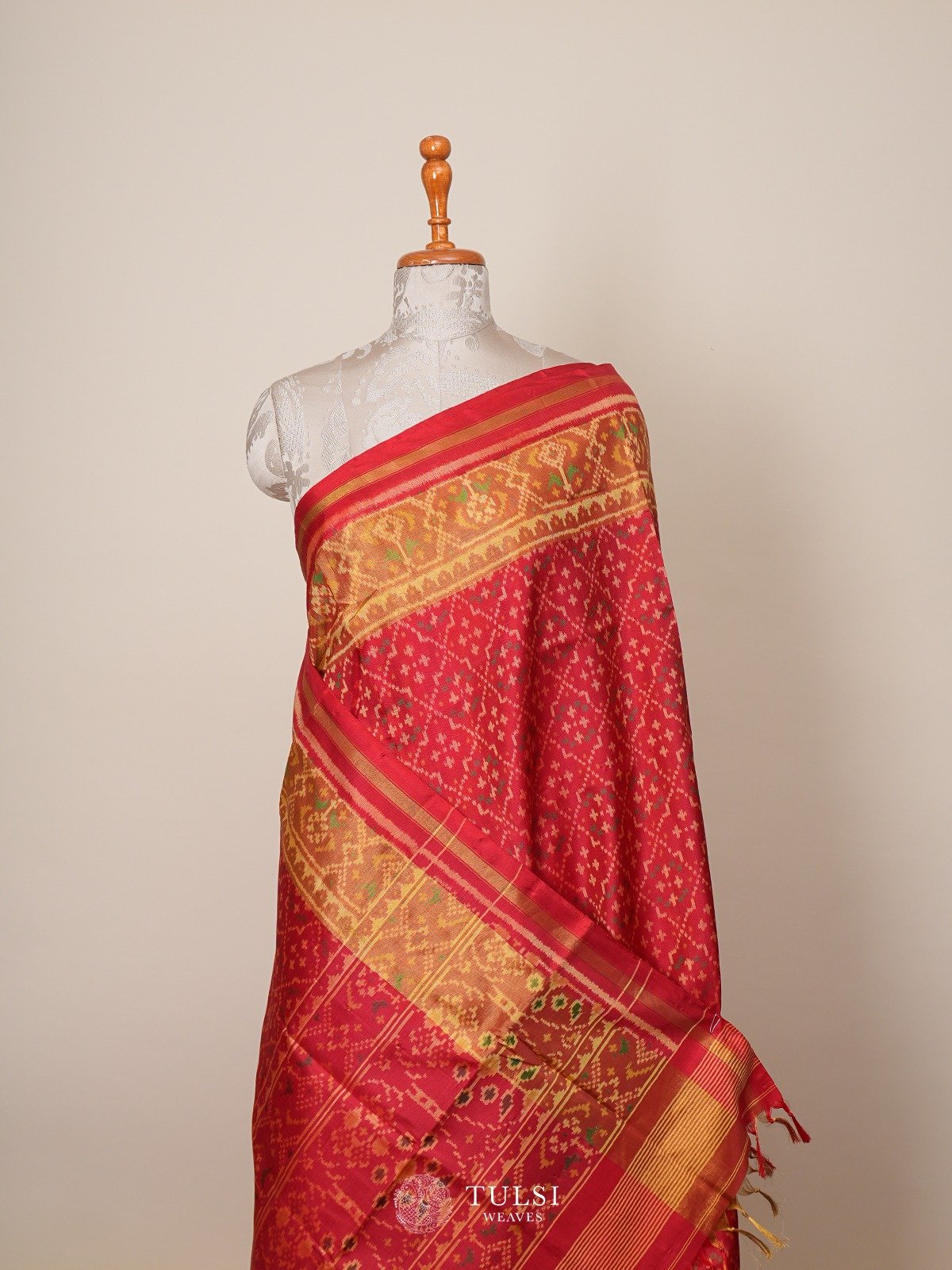 Red Patola Silk Saree 