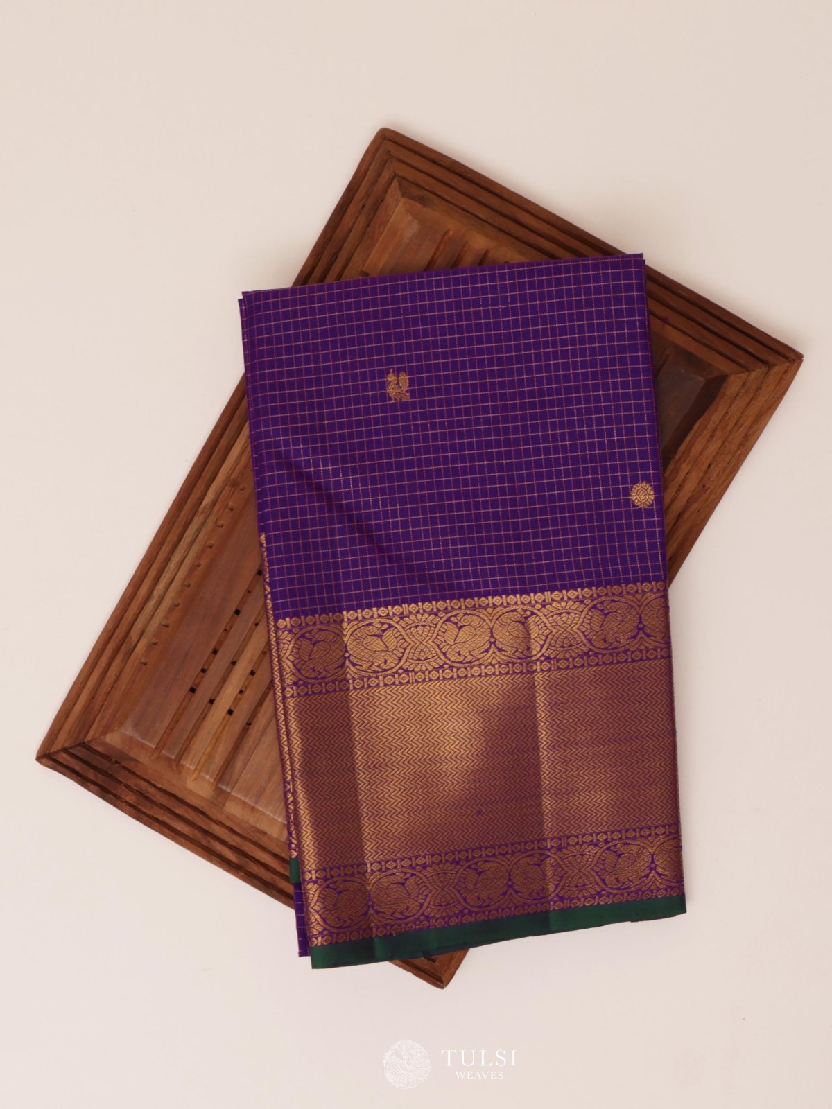 Purple Kanjeevaram Silk Blouse