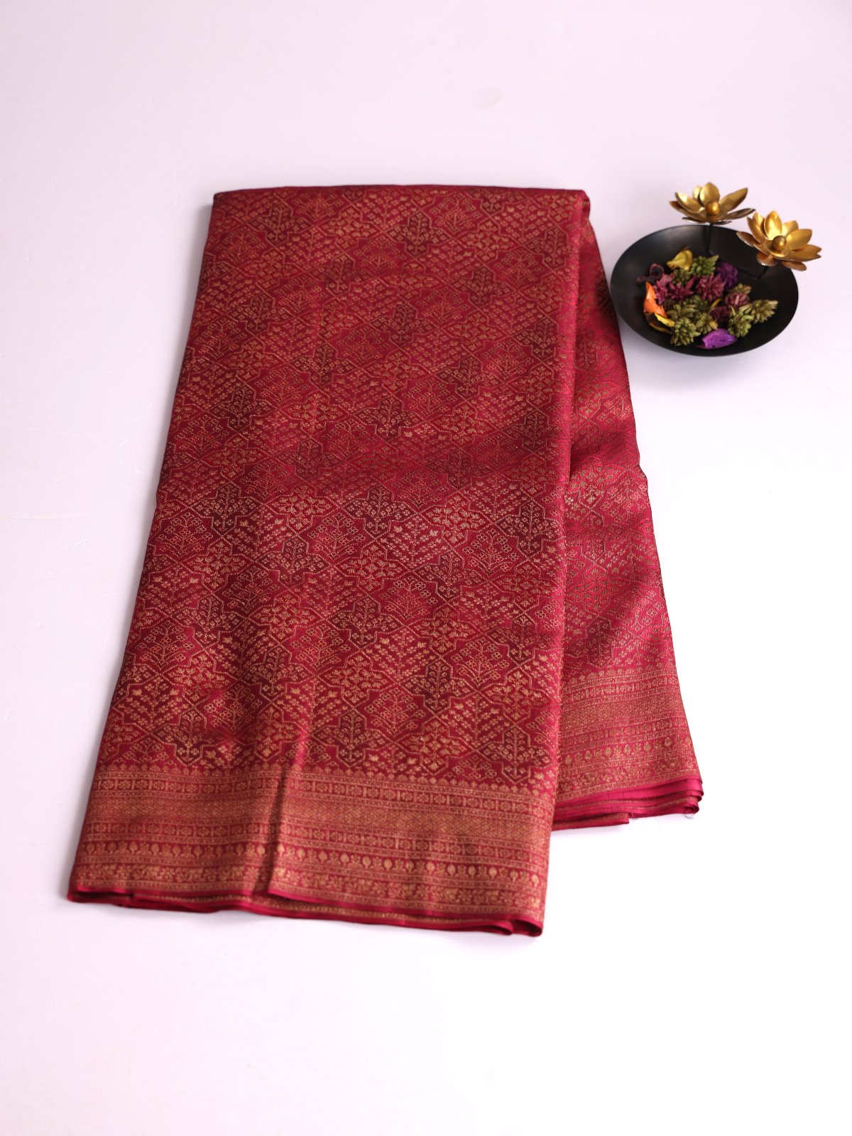 Araku Banaras Crepe Silk Saree