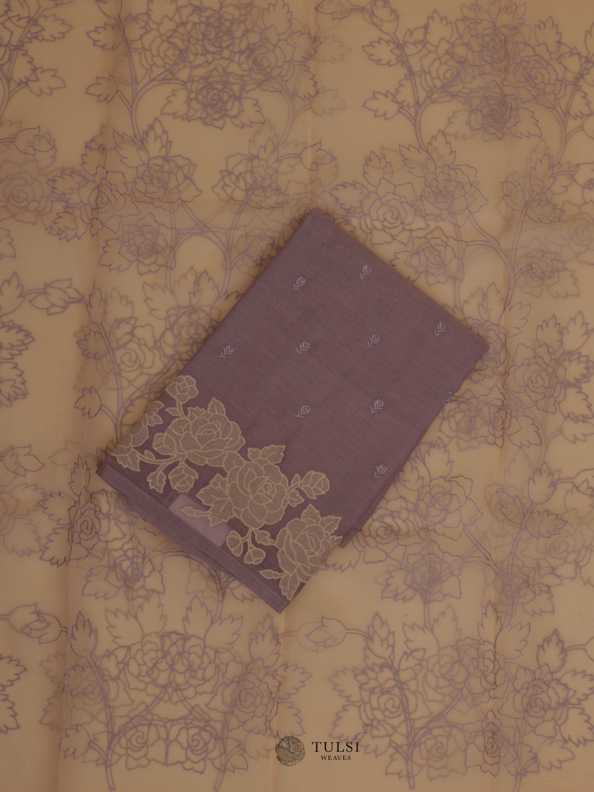 Lavender Cotton Salwar Material