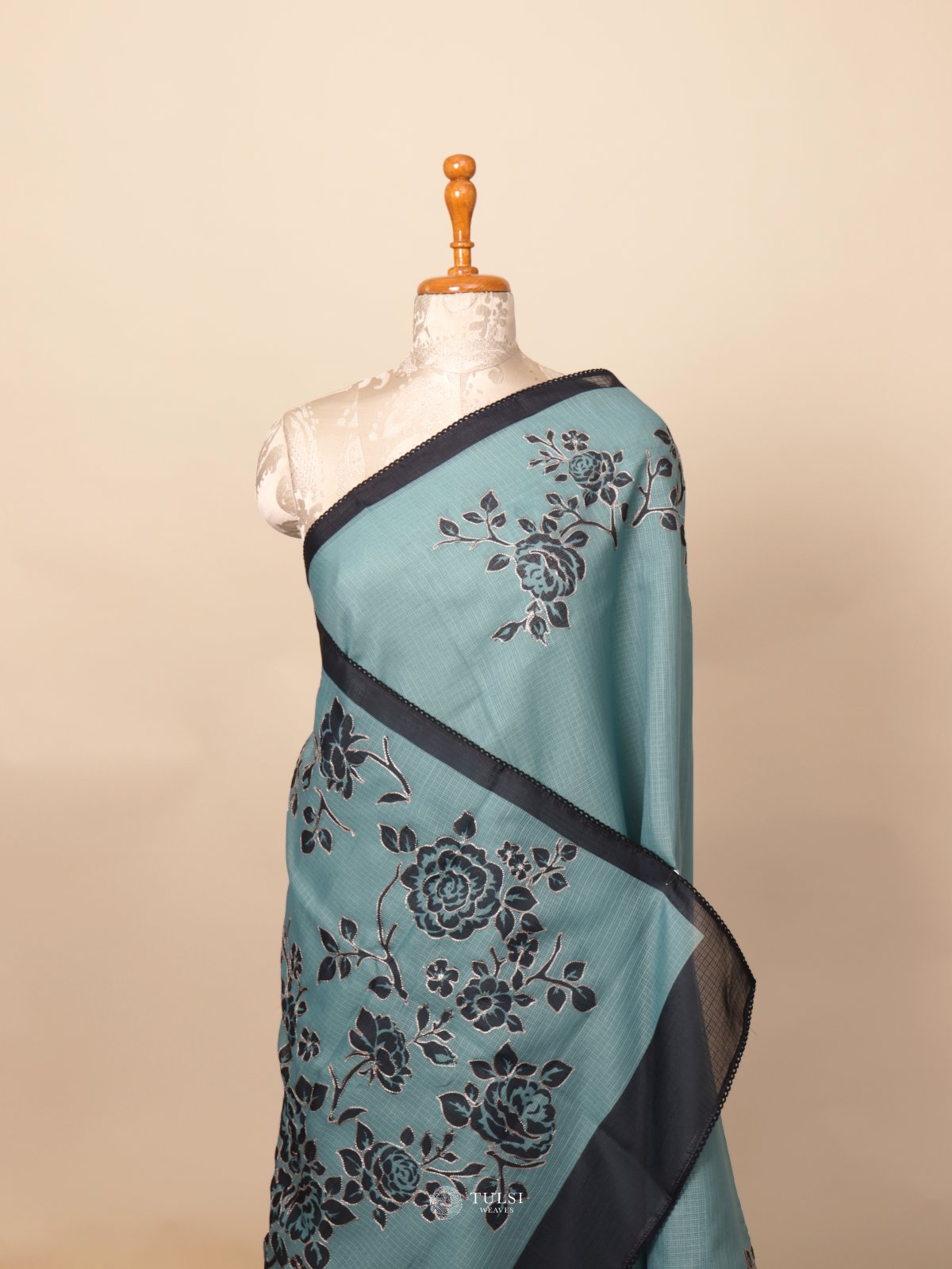 Blue Semi Kota Saree