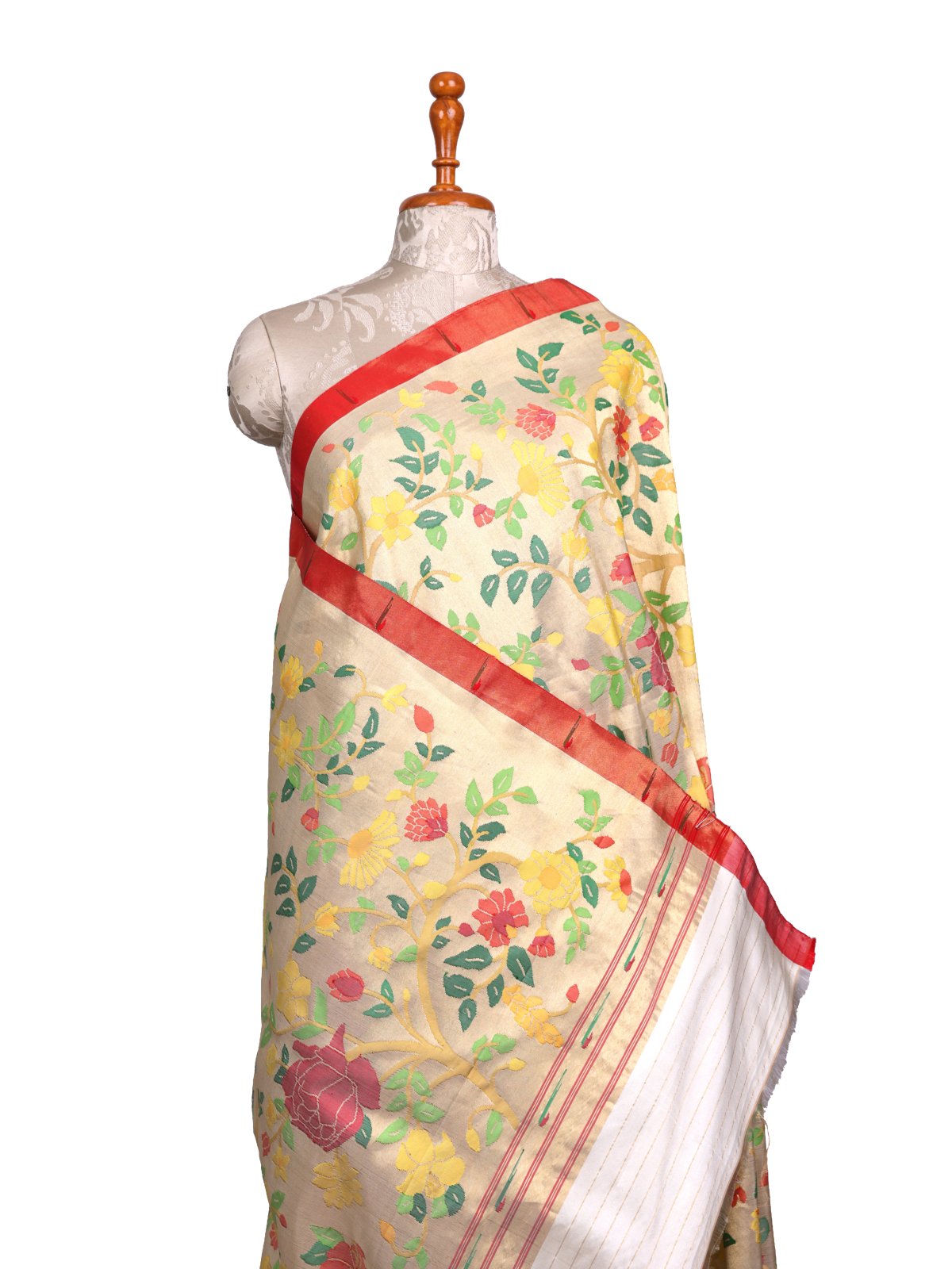 Gold Tissue Paithani Silk Saree