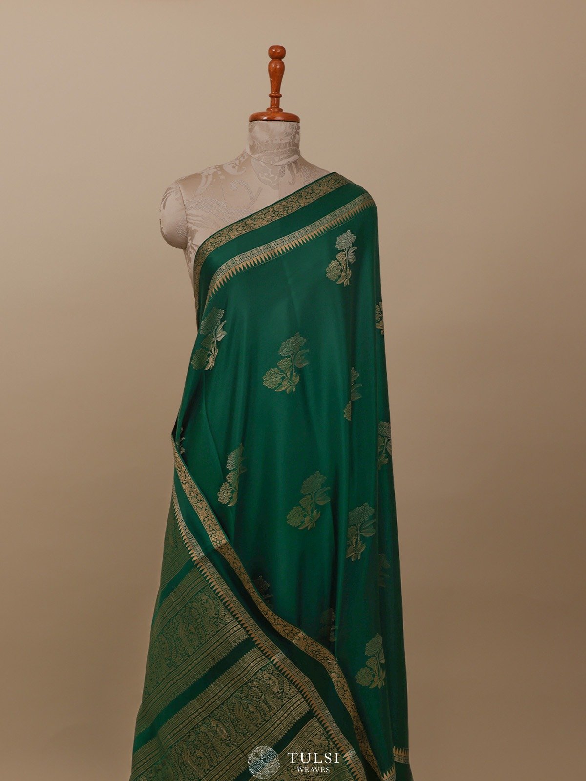 Green Mysore Silk Saree