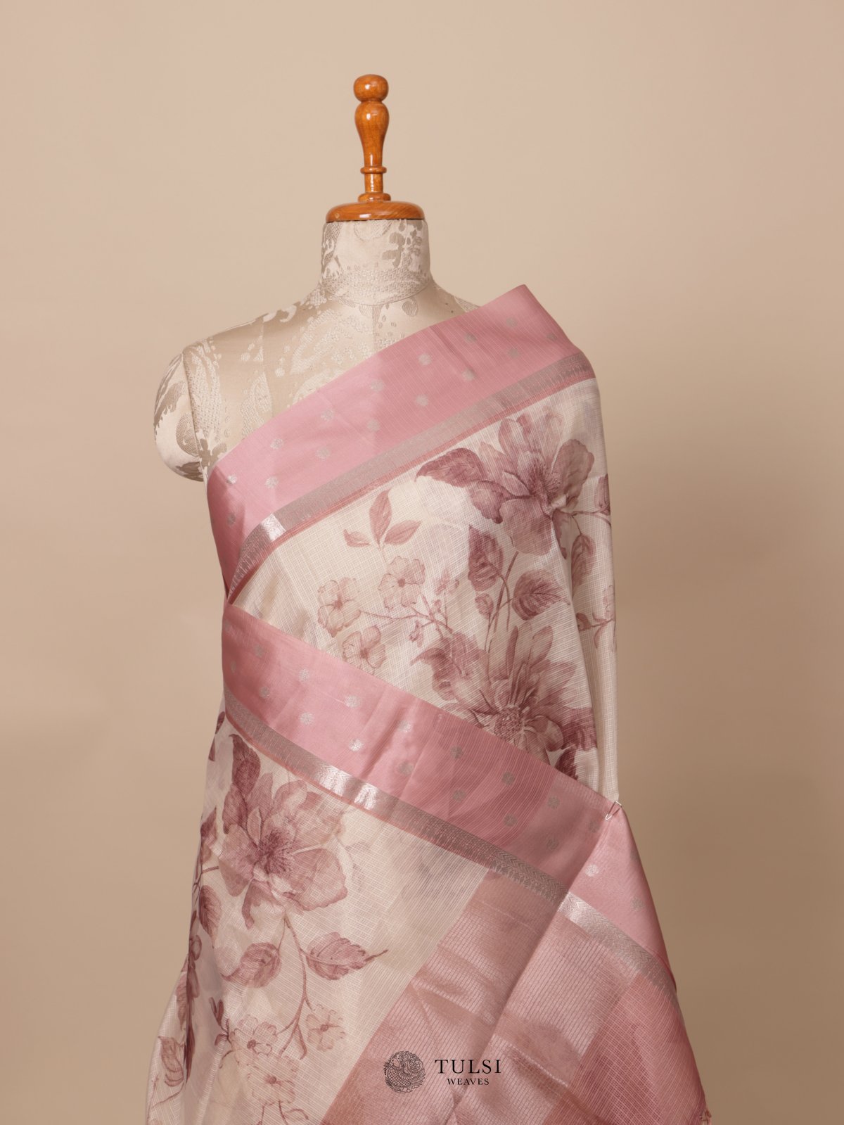 Off White Semi Kota Saree