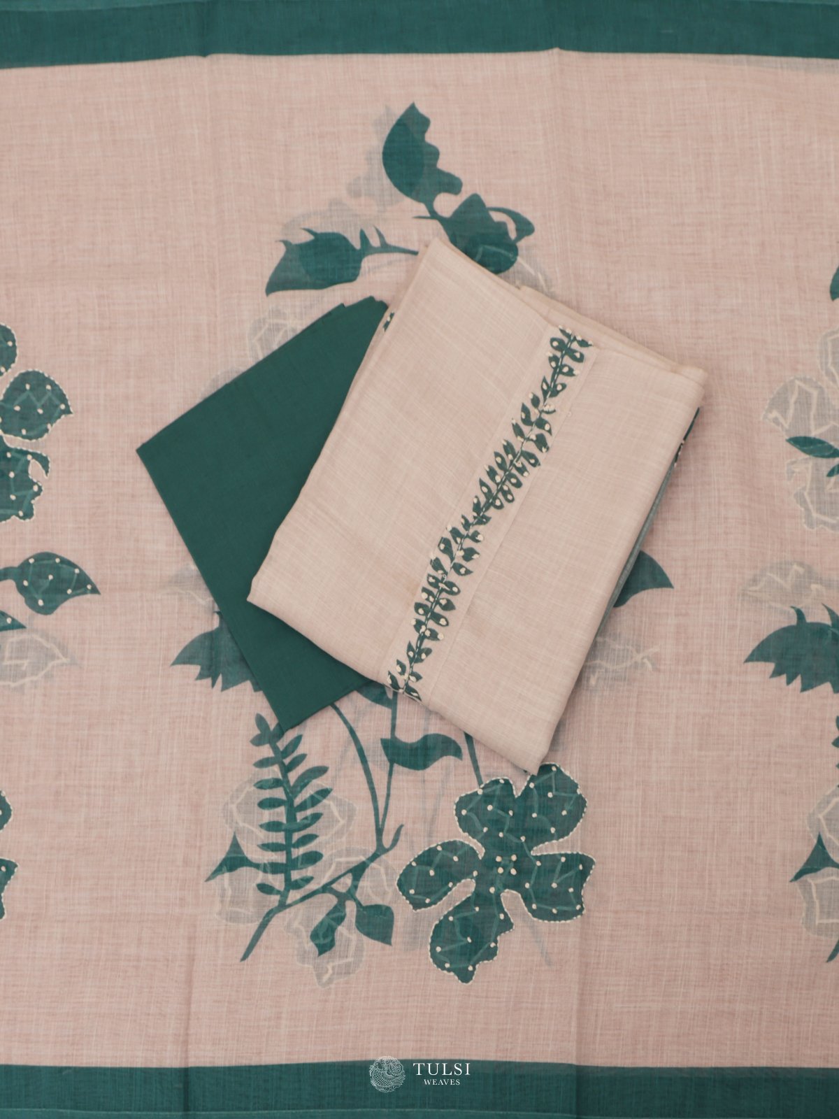 Off White Linen Salwar Material