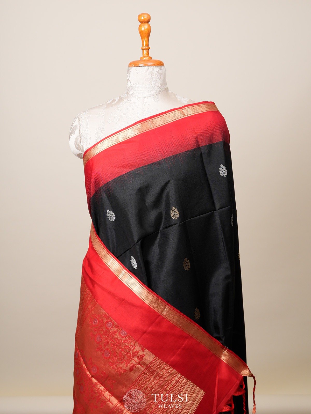 Black Soft Silk Saree