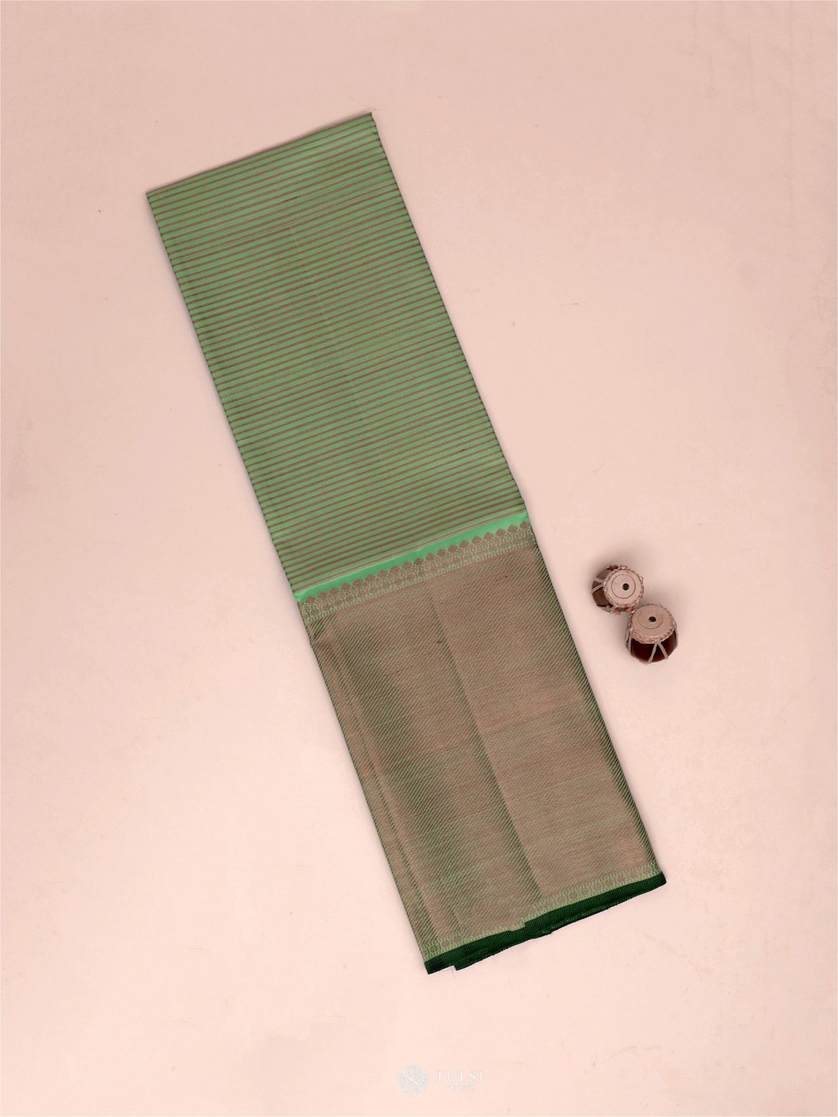 Pastel Green Kanjeevaram Silk Blouse