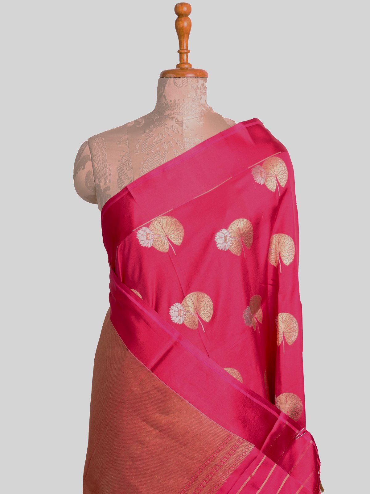 Rani Pink Mashru Silk Saree