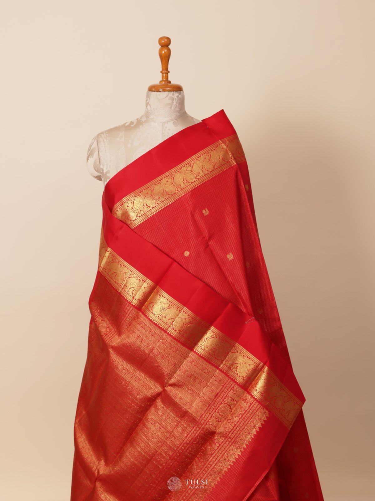 Red Kanjeevaram Silk Saree