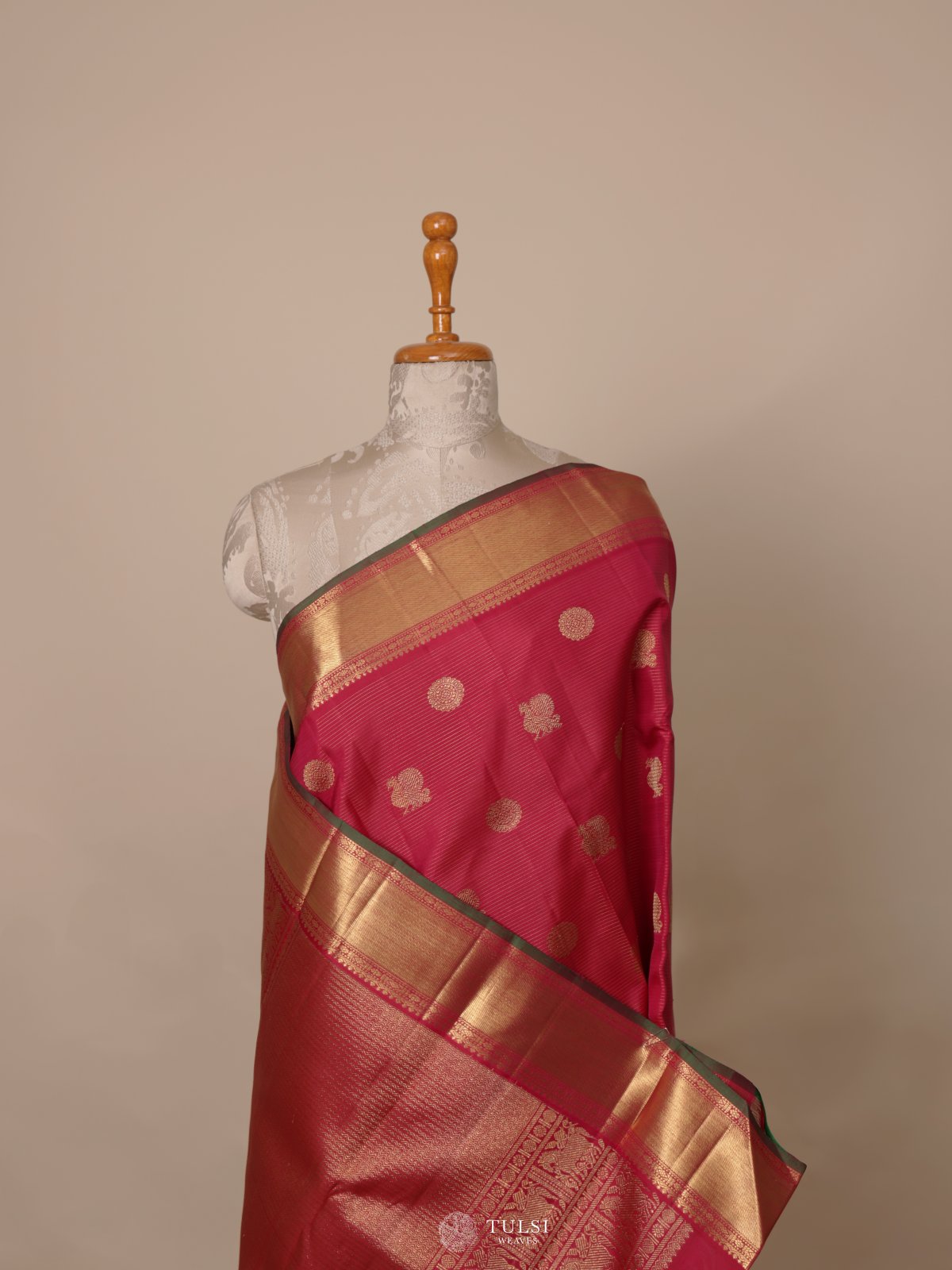 Pink Kanjeevaram Silk Saree