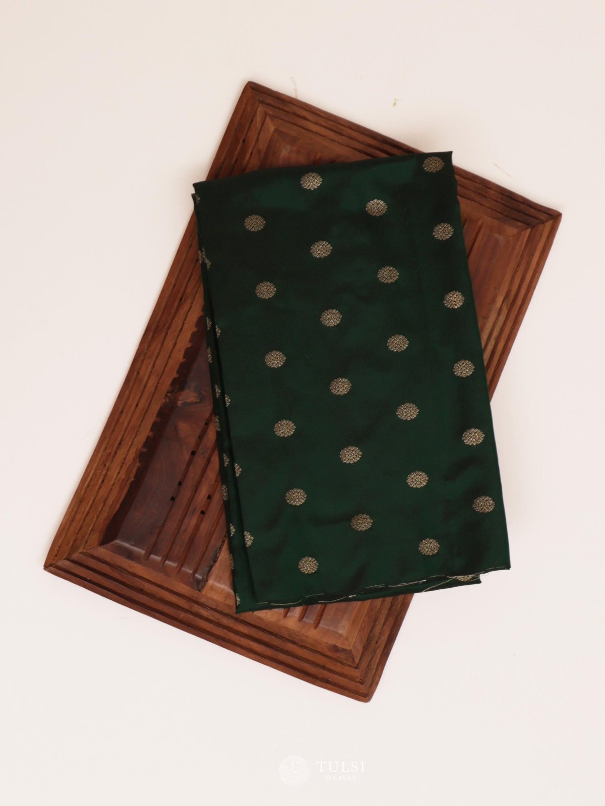 Dark Green Kanjeevaram Silk Blouse 