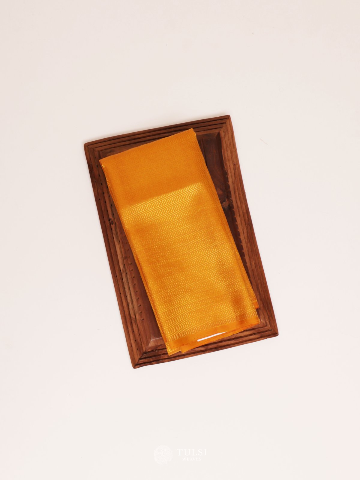 Mustard Yellow Kanjeevaram Silk Blouse