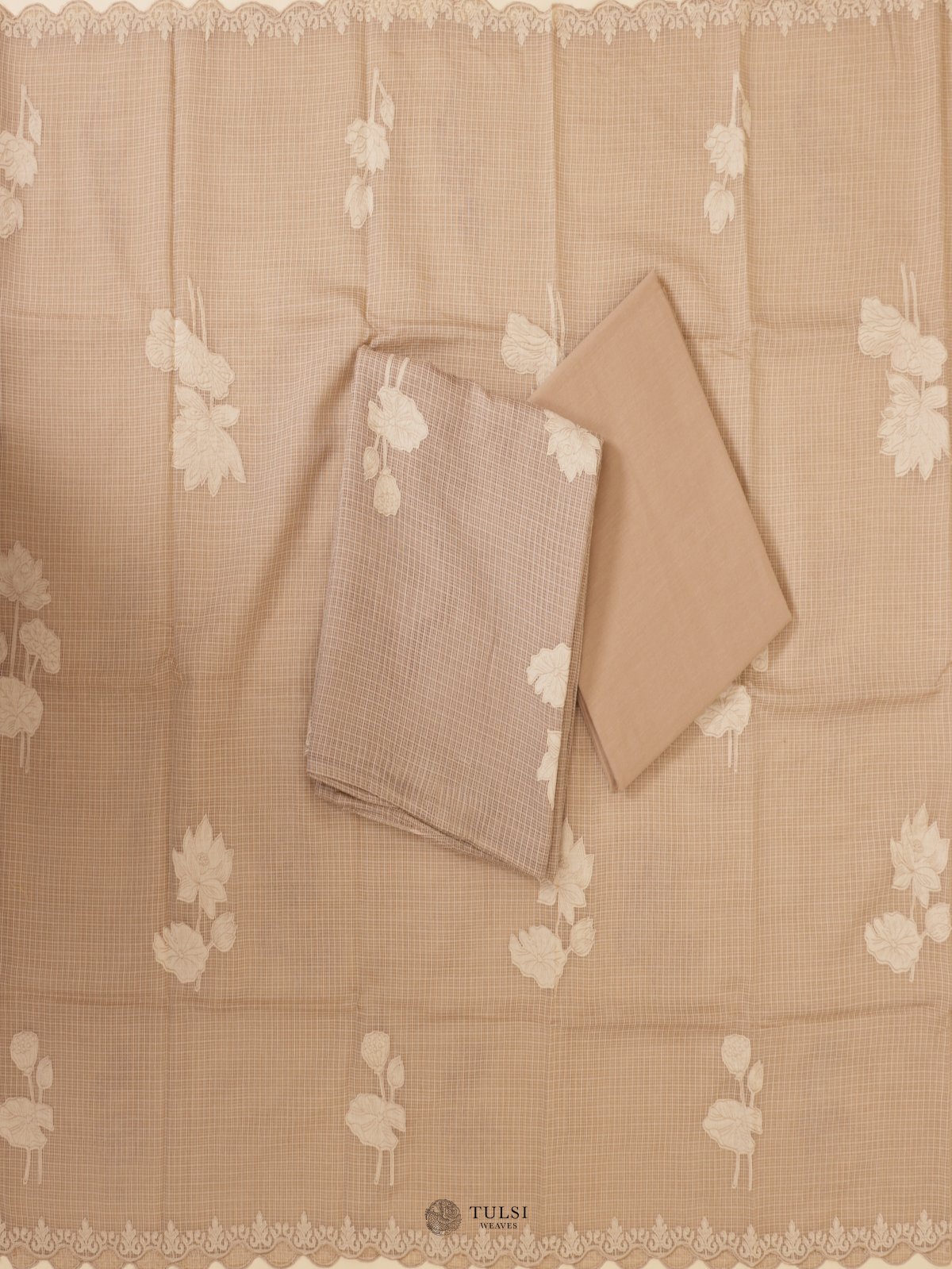 Light Brown Kota Salwar Material