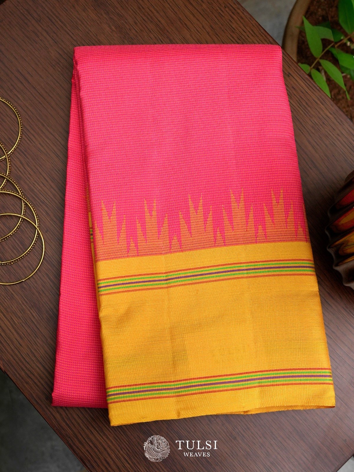 Red Kanjeevaram Silk Saree