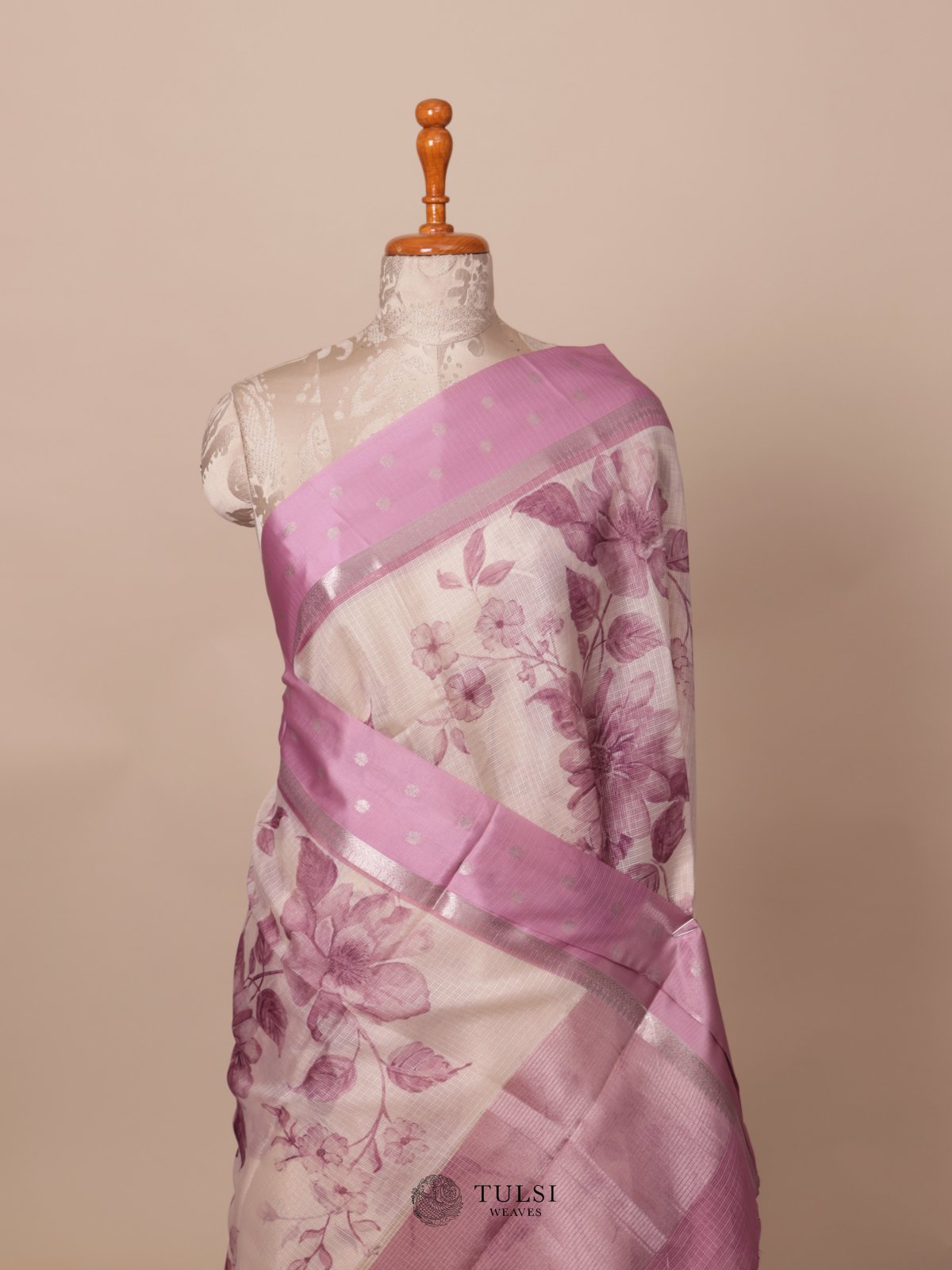 Off White Semi Kota Saree
