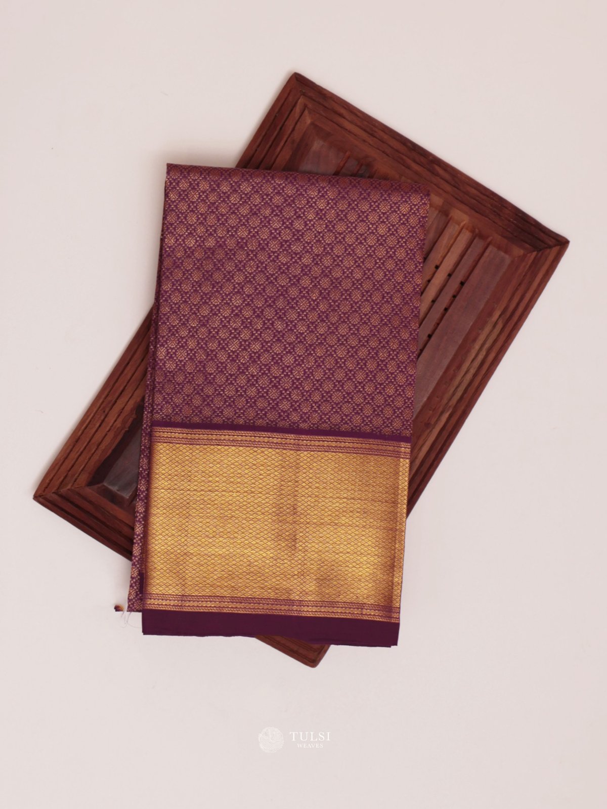 Purple Kanjeevaram Silk Blouse 