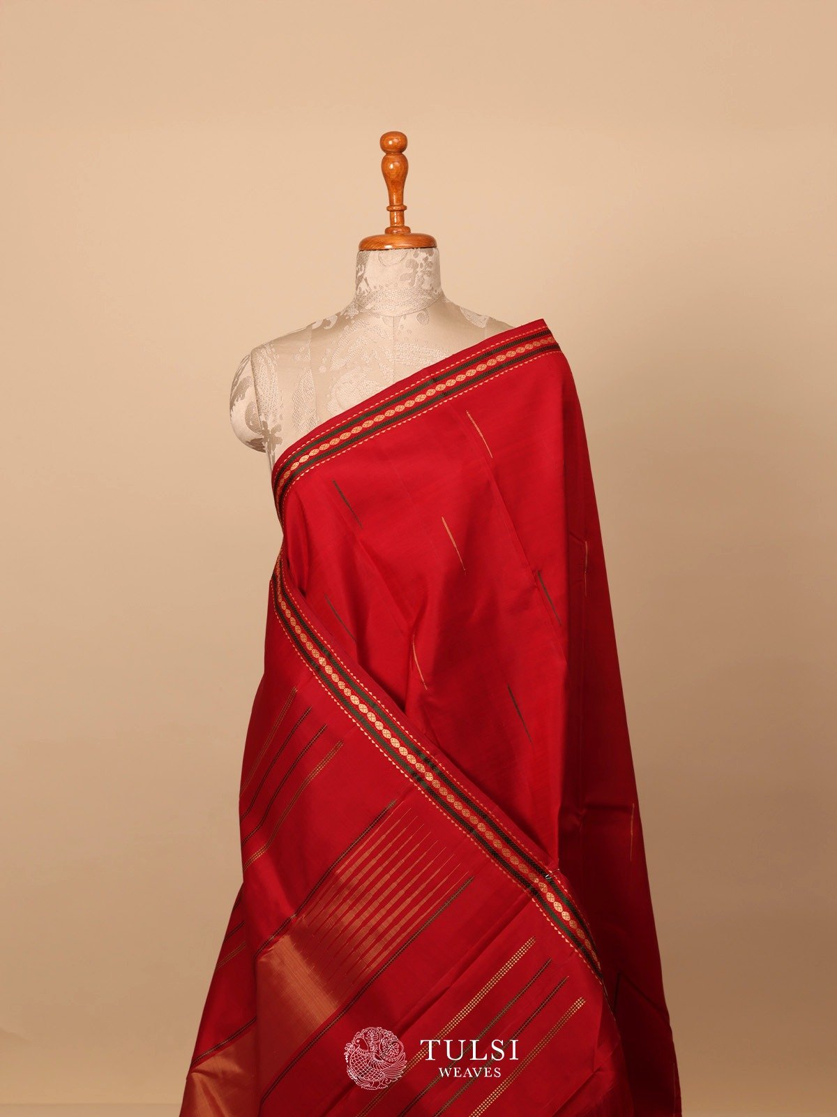 Red Kanjeevaram Silk Saree