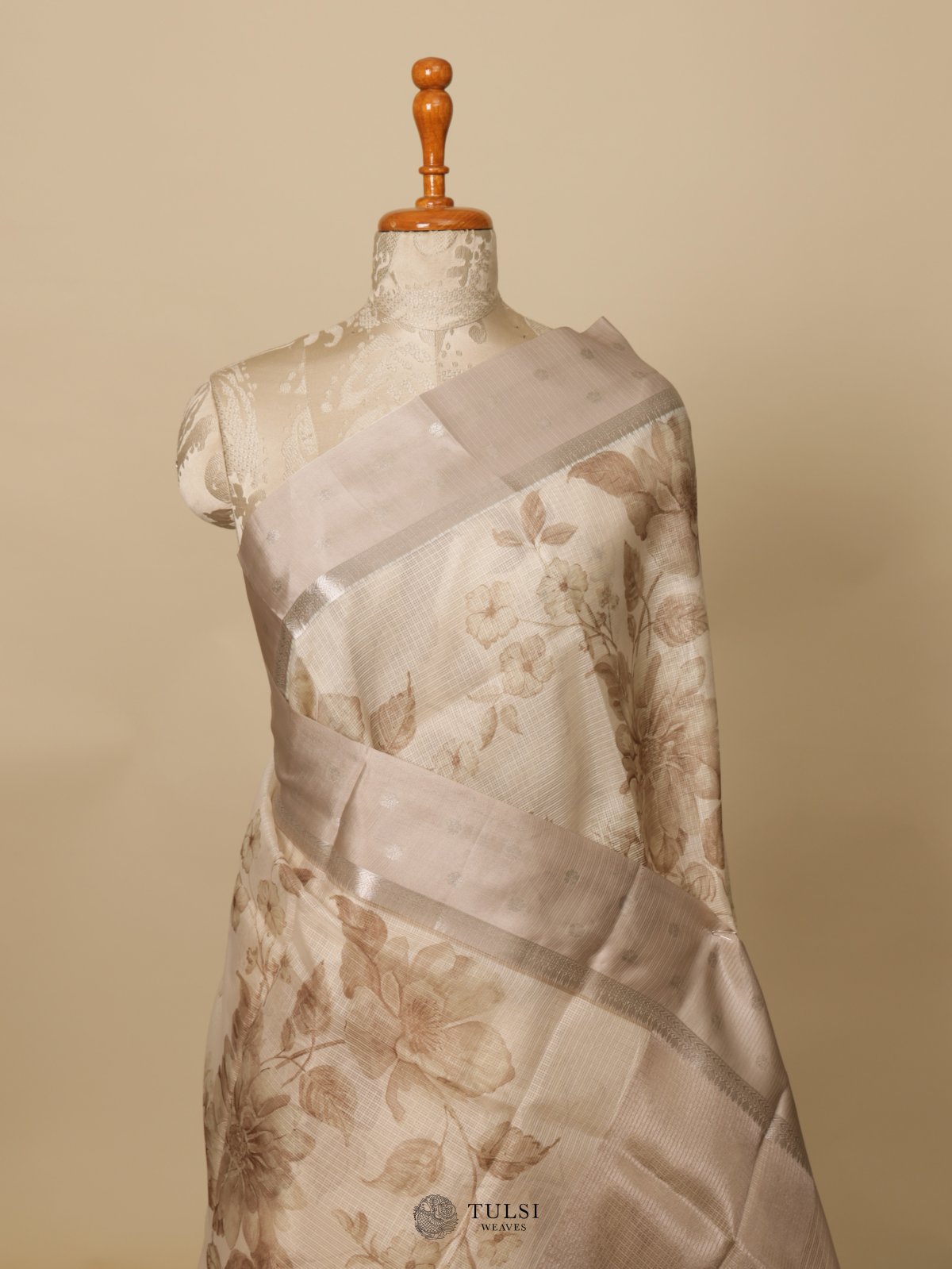 Off White Semi Kota Saree