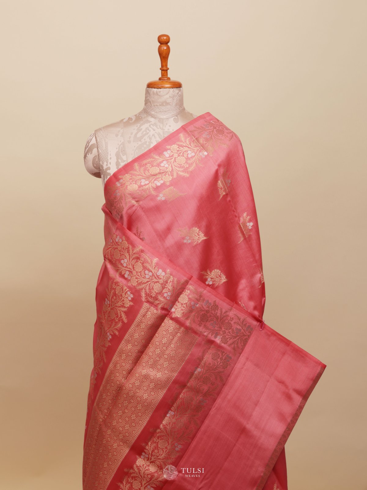 Dark Pink Chaniya silk saree