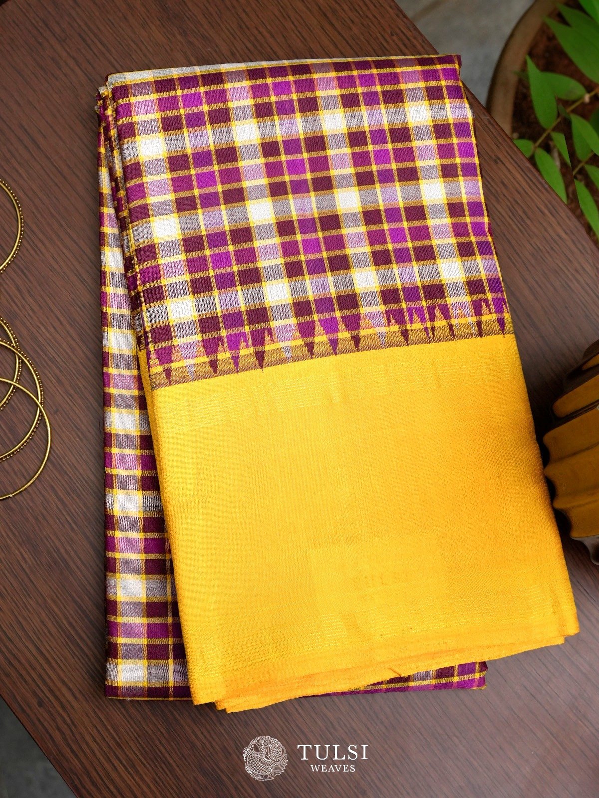 Multi Color Kanjeevaram Silk Saree