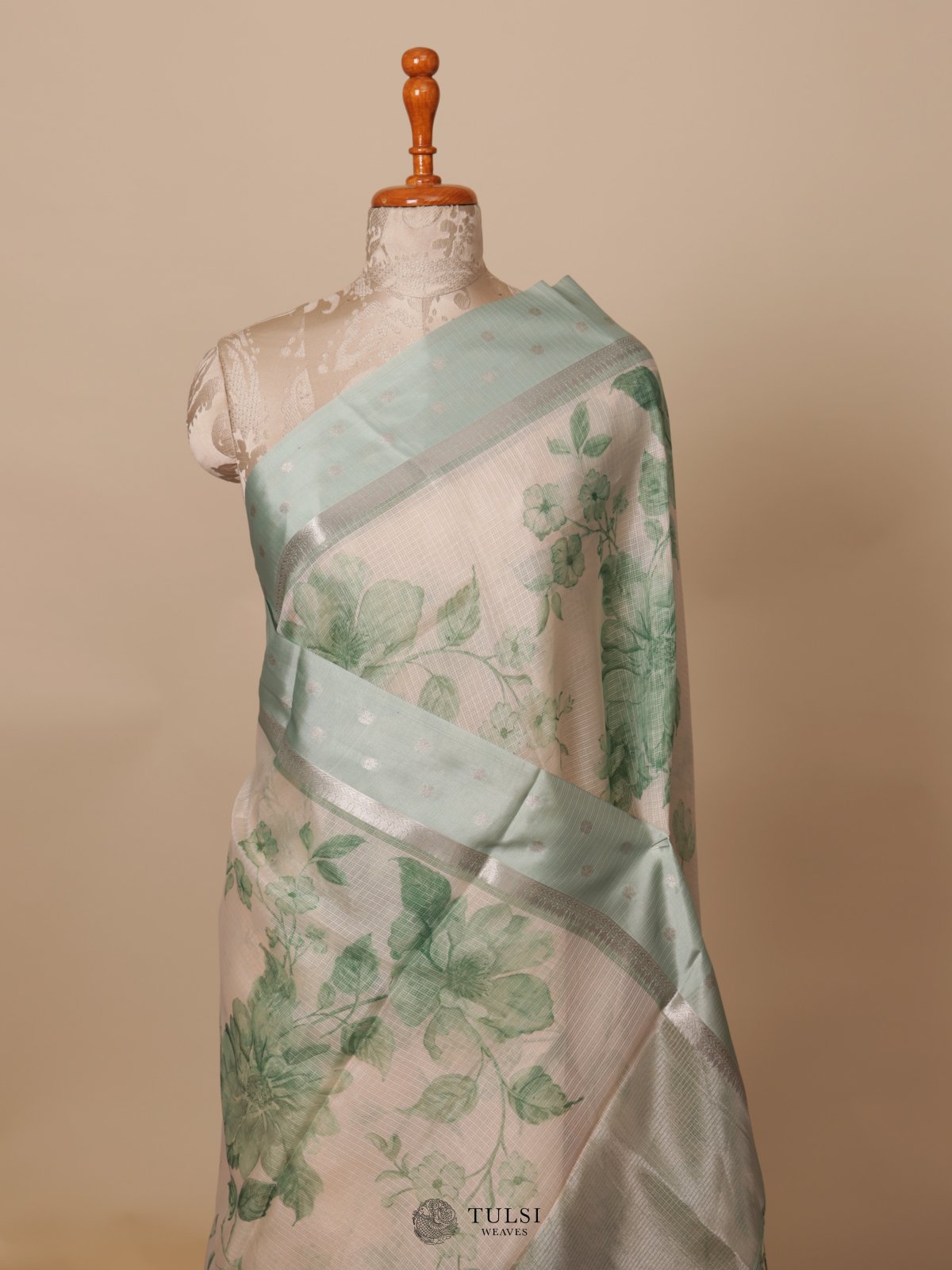 Off White Semi Kota Saree