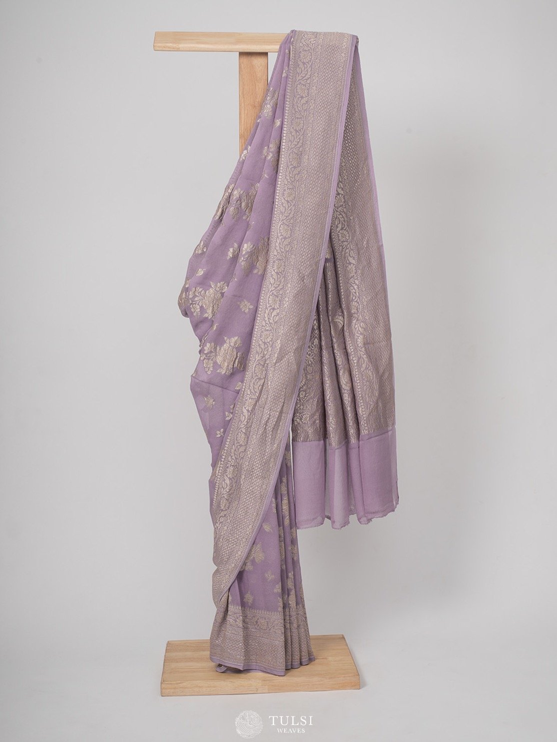 Georgette Silk Butti Saree with Rich Printed Pallu