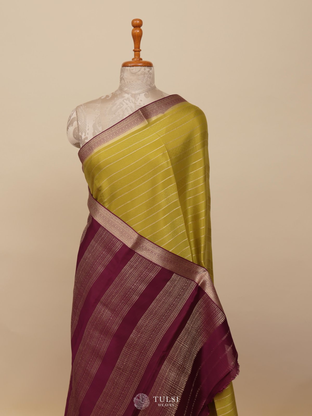 Green Mysore Silk Saree