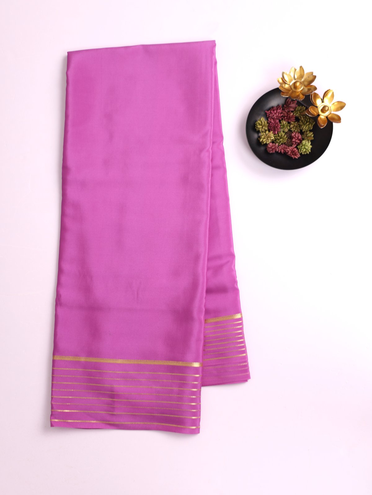 Light Purple Mysore Silk Saree