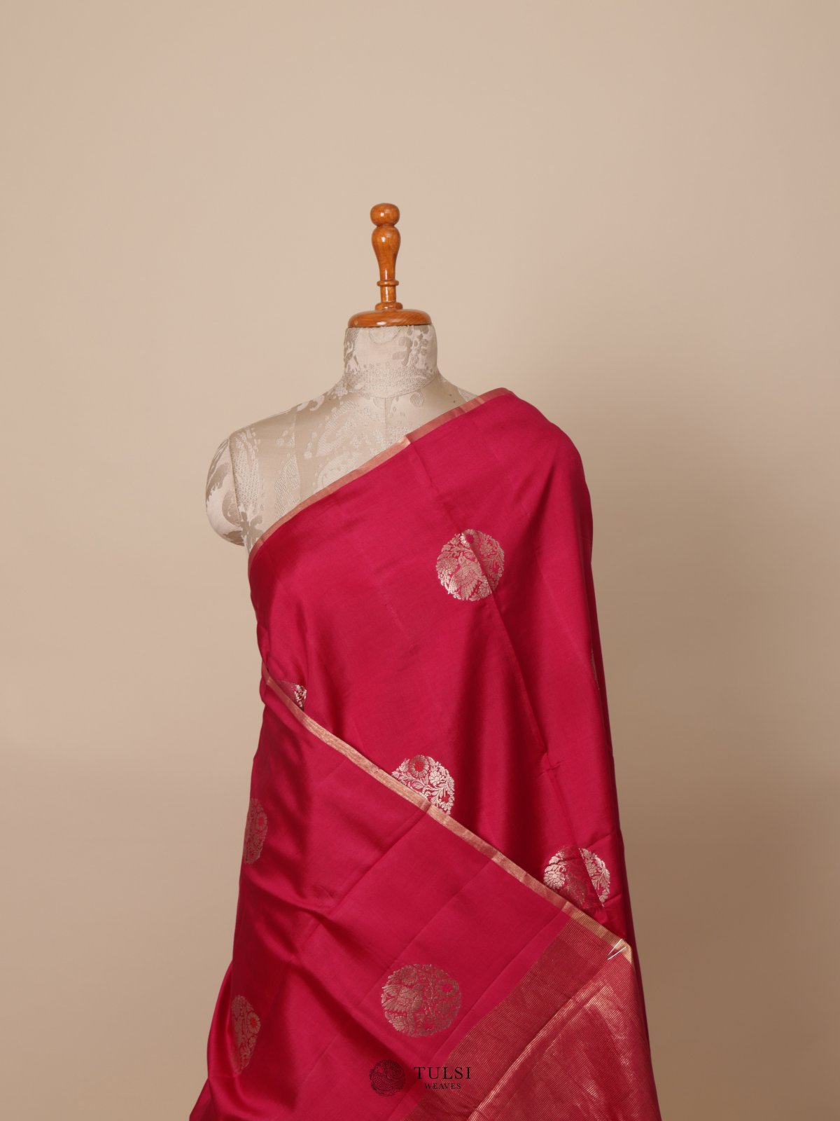 Rani Pink Chaniya silk saree