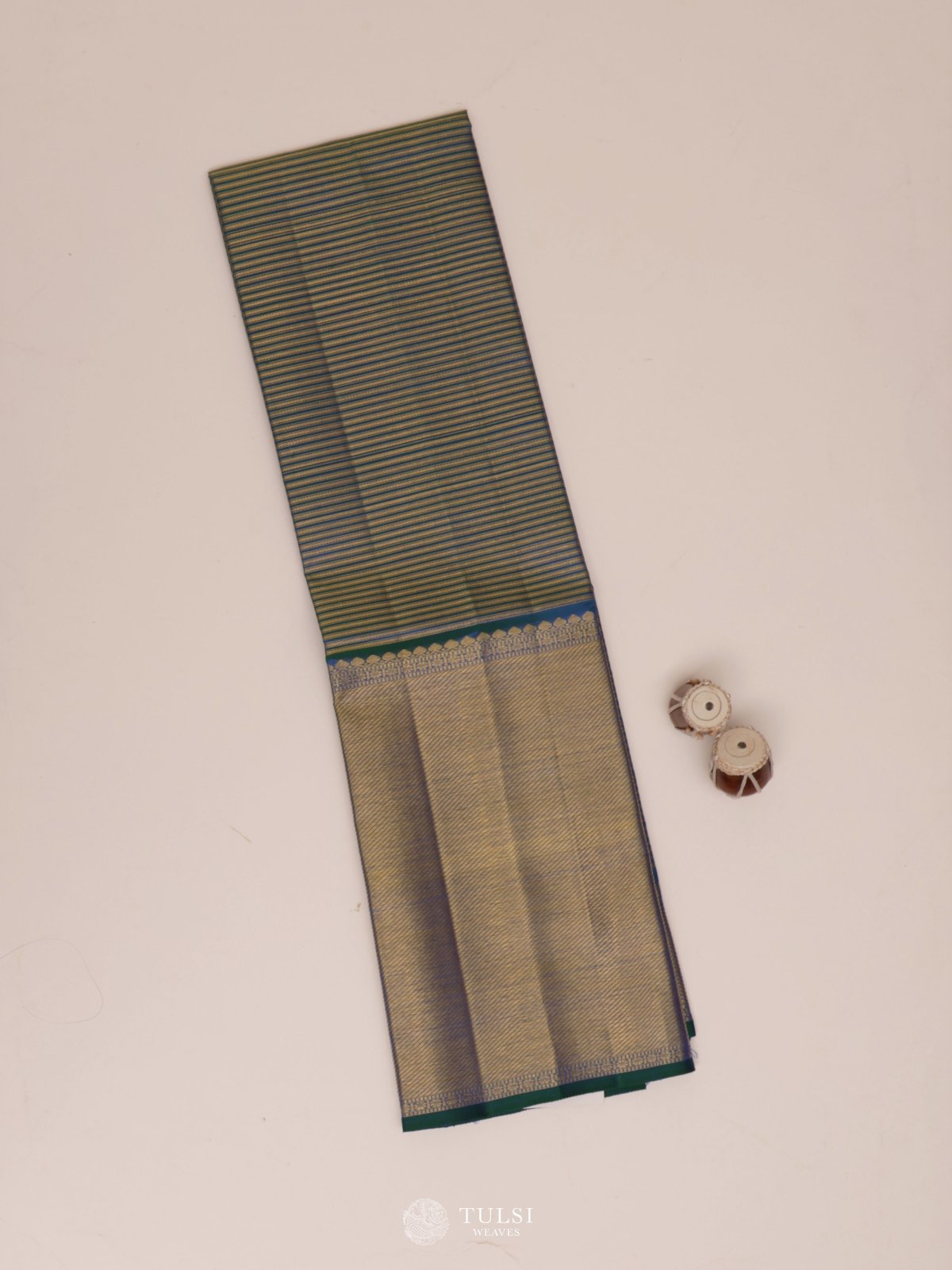 Peacock Green Kanjeevaram Silk Blouse