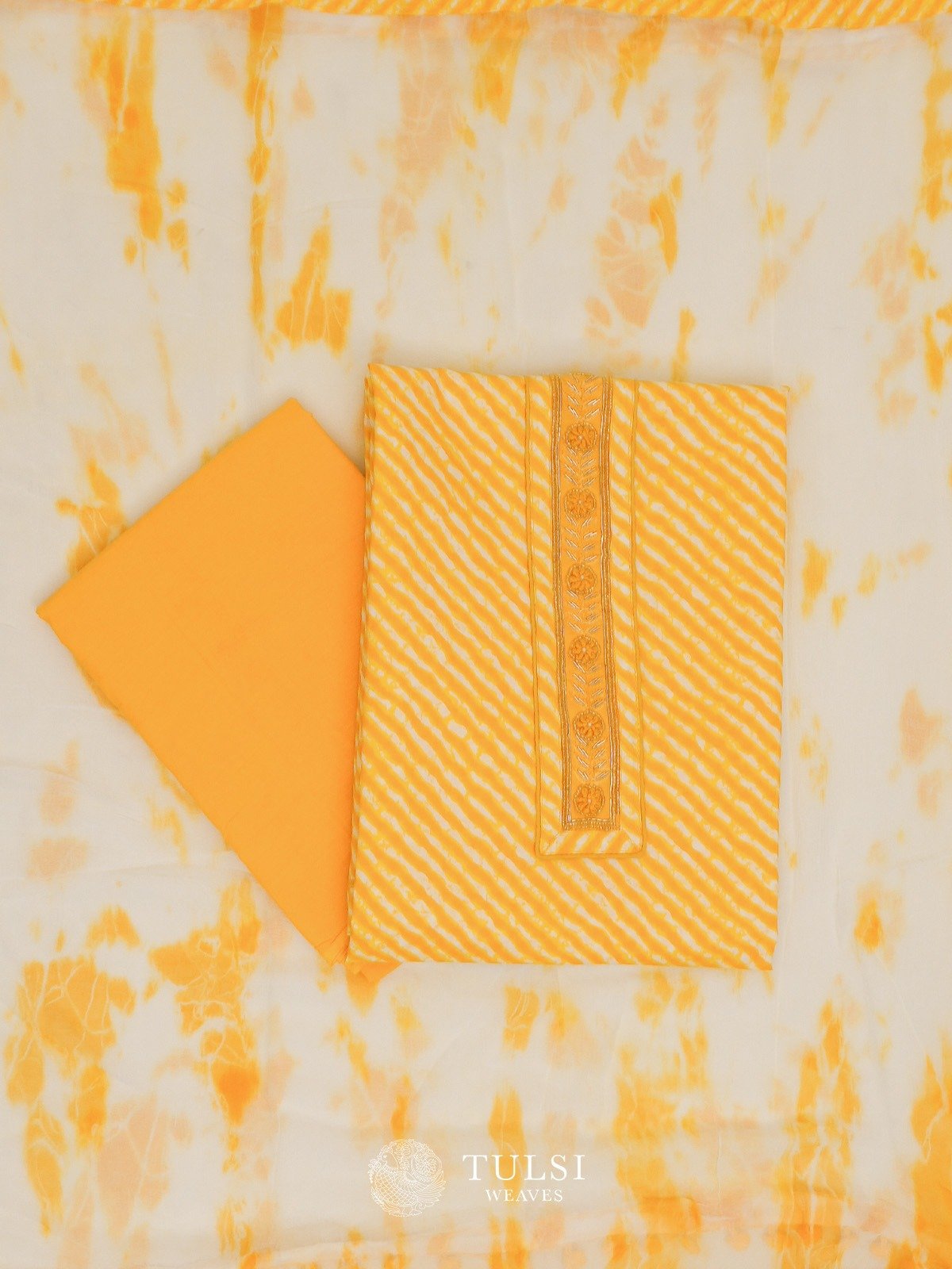 Mustard Cotton Salwar Material