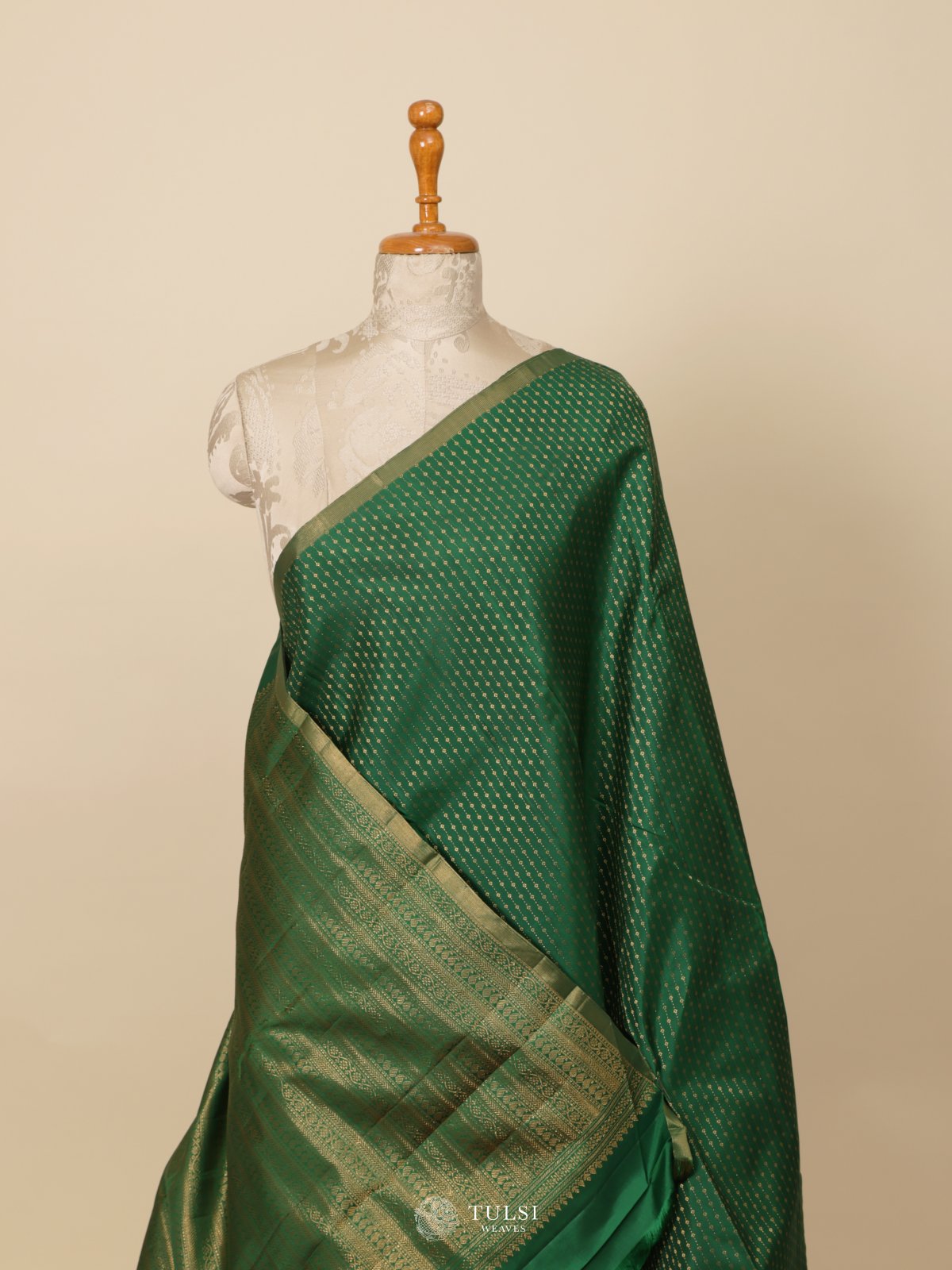 Green Kanjeevaram Silk Saree
