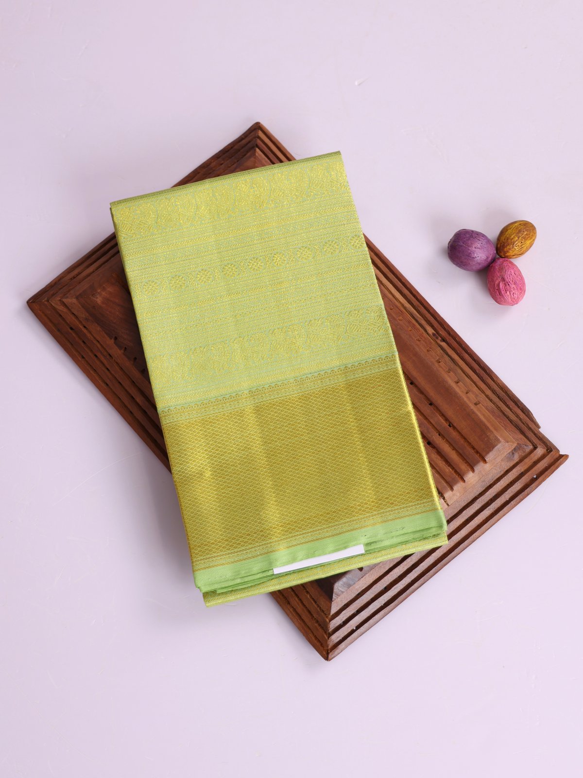 Pastel Green Kanjeevaram Silk Blouse