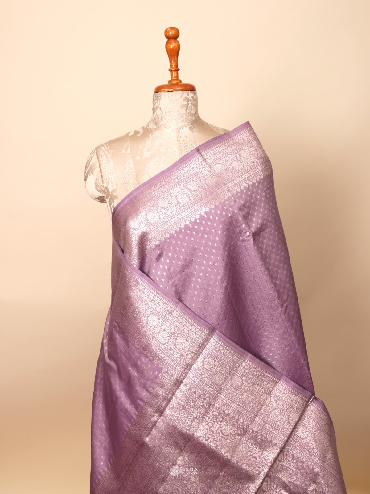 Purple Chaniya Silk Saree