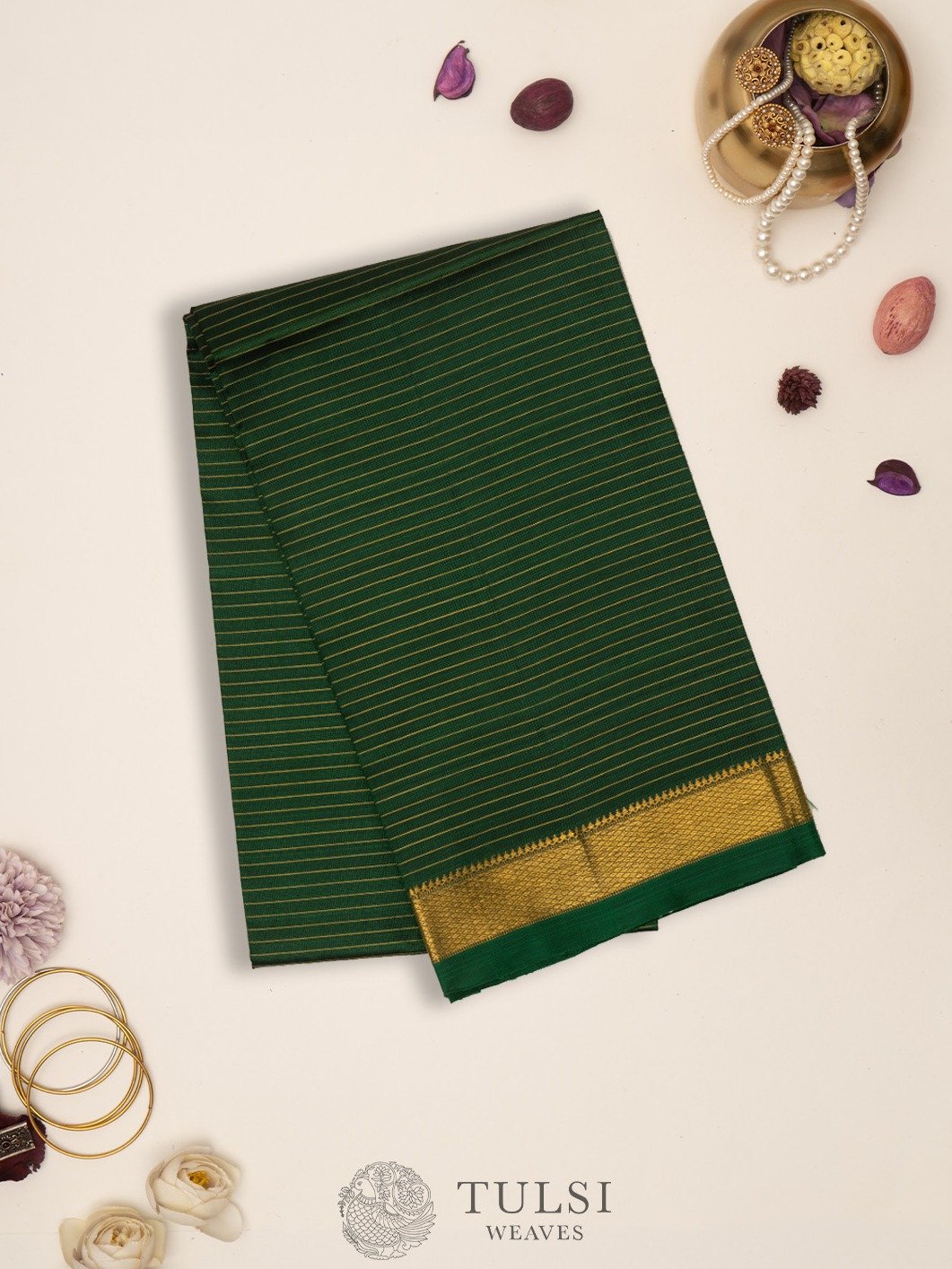 Green Kanjeevaram Silk Blouse 