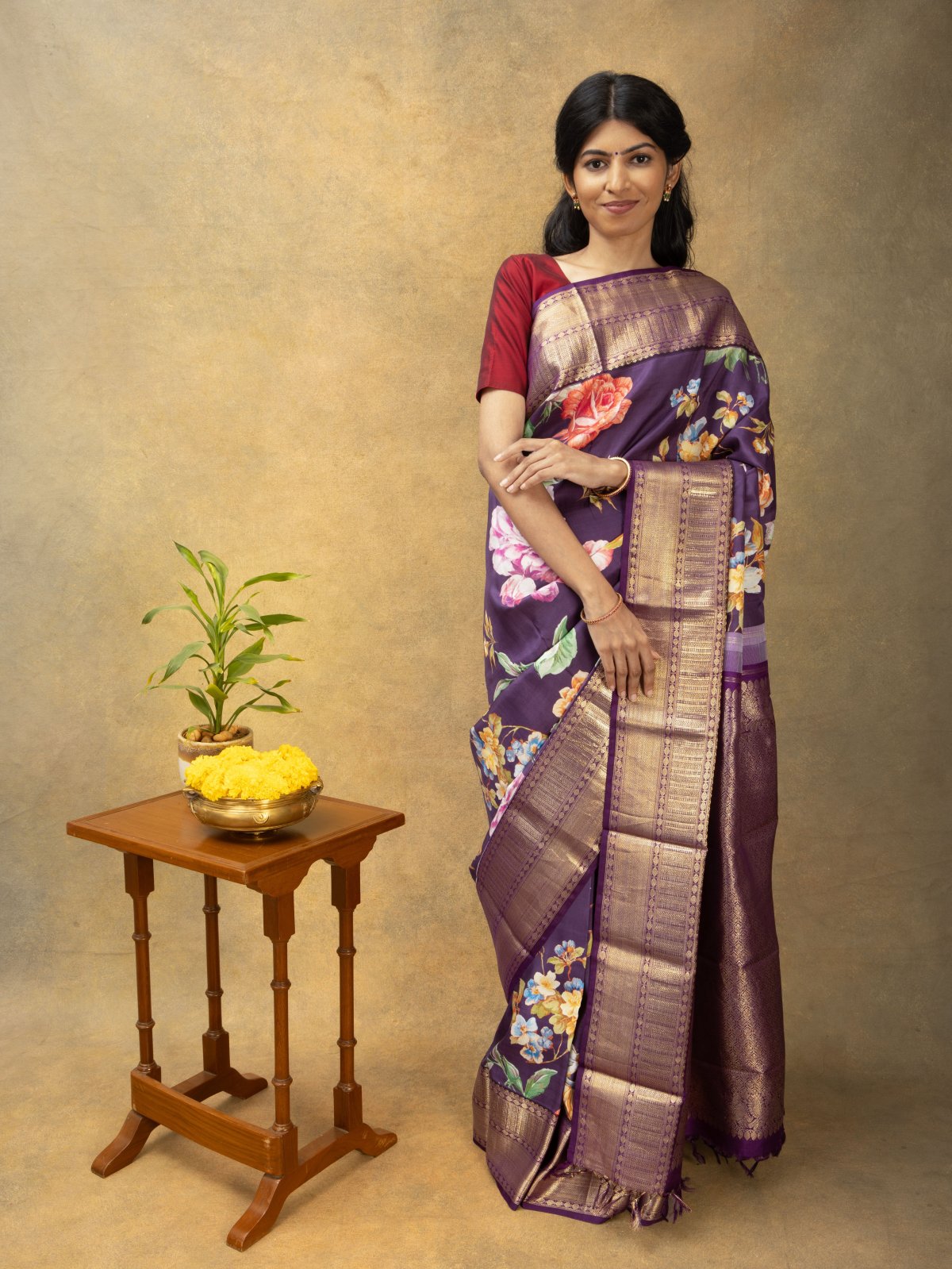 Kanchipuram Silk Sarees, 6.3 m (with blouse piece) at Rs 649 in Surat