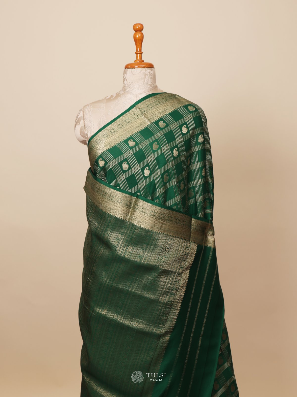 Green Mysore Silk Saree