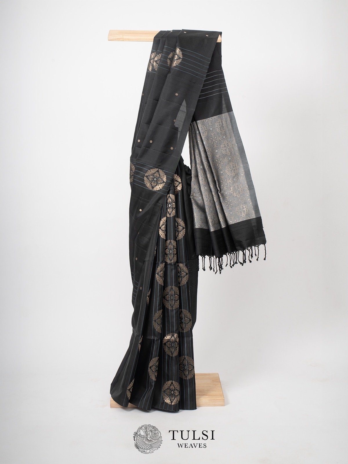 Black Soft Silk Saree 